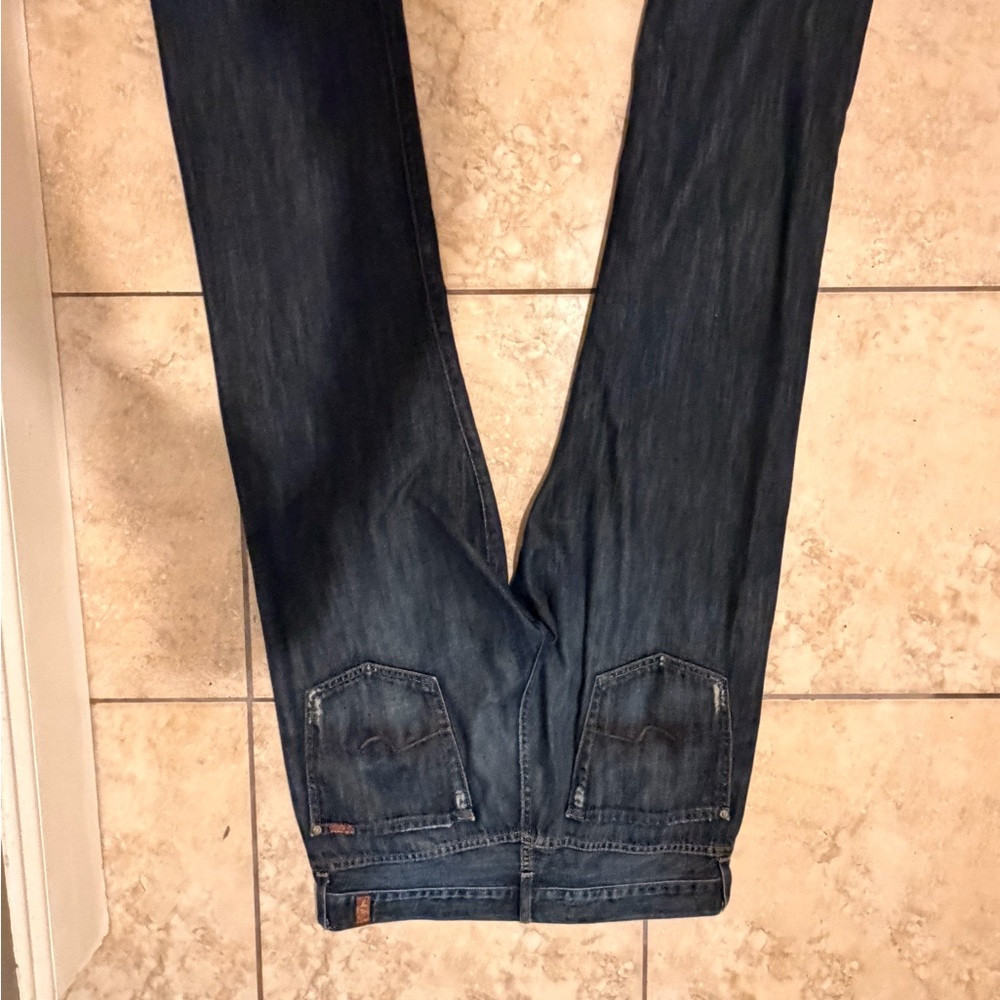 7 For All Mankind Dark Blue Relaxed Jeans
